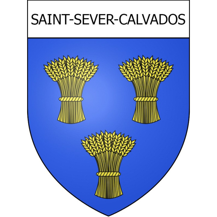 Saint-Sever-Calvados 14 ville Stickers blason autocollant adhésif