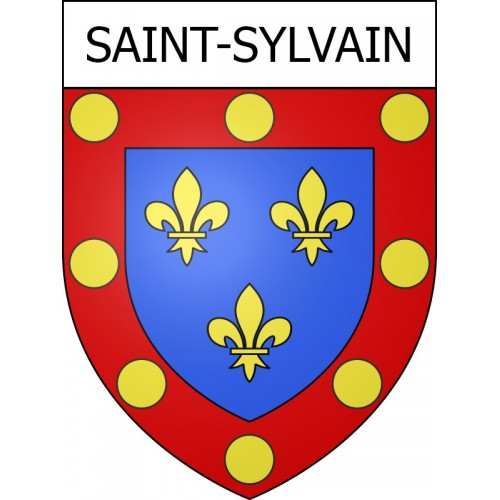 Saint-Sylvain Sticker wappen, gelsenkirchen, augsburg, klebender aufkleber