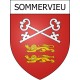 Stickers coat of arms Sommervieu adhesive sticker