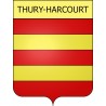 Thury-Harcourt 14 ville Stickers blason autocollant adhésif