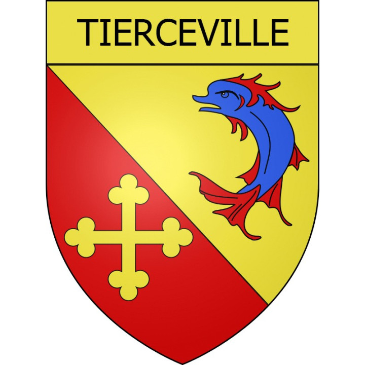 Tierceville Sticker wappen, gelsenkirchen, augsburg, klebender aufkleber