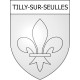 Stickers coat of arms Tilly-sur-Seulles adhesive sticker