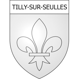 Stickers coat of arms Tilly-sur-Seulles adhesive sticker