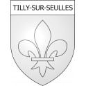 Stickers coat of arms Tilly-sur-Seulles adhesive sticker