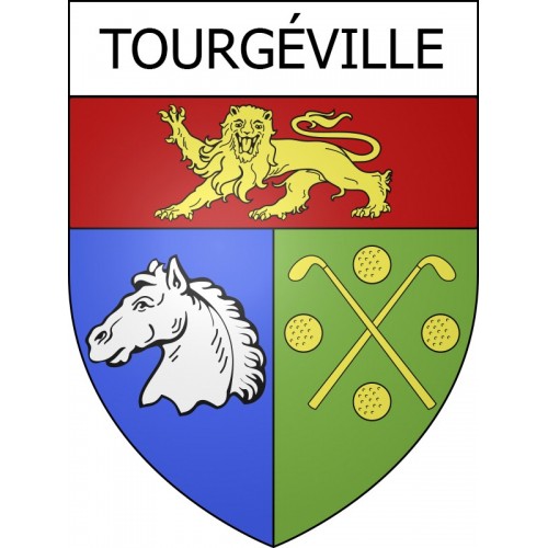 Adesivi stemma Tourgéville adesivo