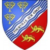 Stickers coat of arms Tourville-sur-Odon adhesive sticker