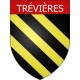 Stickers coat of arms Trévières adhesive sticker