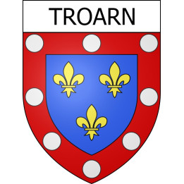 Stickers coat of arms Troarn adhesive sticker
