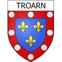 Troarn 14 ville Stickers blason autocollant adhésif