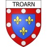 Troarn 14 ville Stickers blason autocollant adhésif