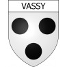 Vassy Sticker wappen, gelsenkirchen, augsburg, klebender aufkleber