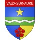 Pegatinas escudo de armas de Vaux-sur-Aure adhesivo de la etiqueta engomada