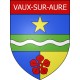 Vaux-sur-Aure 14 ville Stickers blason autocollant adhésif