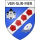 Stickers coat of arms Ver-sur-Mer adhesive sticker