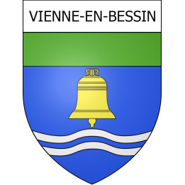 Vienne-en-Bessin 14 ville Stickers blason autocollant adhésif