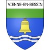 Vienne-en-Bessin 14 ville Stickers blason autocollant adhésif