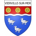 Stickers coat of arms Vierville-sur-Mer adhesive sticker