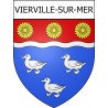 Vierville-sur-Mer Sticker wappen, gelsenkirchen, augsburg, klebender aufkleber