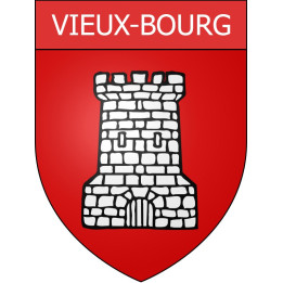 Vieux-Bourg Sticker wappen, gelsenkirchen, augsburg, klebender aufkleber