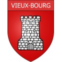 Vieux-Bourg 14 ville Stickers blason autocollant adhésif
