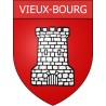 Vieux-Bourg 14 ville Stickers blason autocollant adhésif
