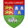 Villers-Canivet 14 ville Stickers blason autocollant adhésif