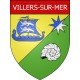 Stickers coat of arms Villers-sur-Mer adhesive sticker