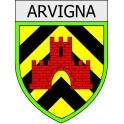 arvigna 09 ville Stickers blason autocollant adhésif