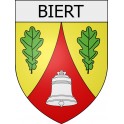 biert 09 ville Stickers blason autocollant adhésif