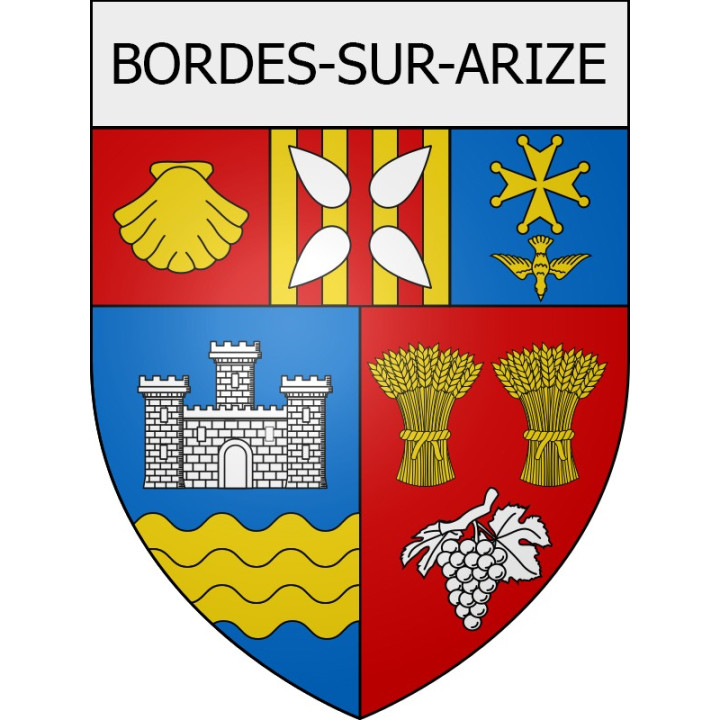 Blausasc Sticker wappen, gelsenkirchen, augsburg, klebender aufkleber