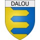 dalou 09 ville Stickers blason autocollant adhésif