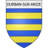 durban-sur-arize 09 ville Stickers blason autocollant adhésif