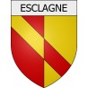 esclagne 09 ville Stickers blason autocollant adhésif