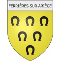ferrières-sur-ariège 09 ville Stickers blason autocollant adhésif