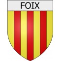 Pegatinas escudo de armas de Foix adhesivo de la etiqueta engomada
