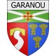 garanou 09 ville Stickers blason autocollant adhésif