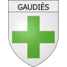 gaudiès 09 ville Stickers blason autocollant adhésif