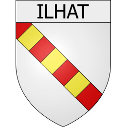 ilhat 09 ville Stickers blason autocollant adhésif