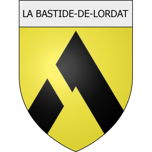 la-bastide-de-lordat 09 ville Stickers blason autocollant adhésif