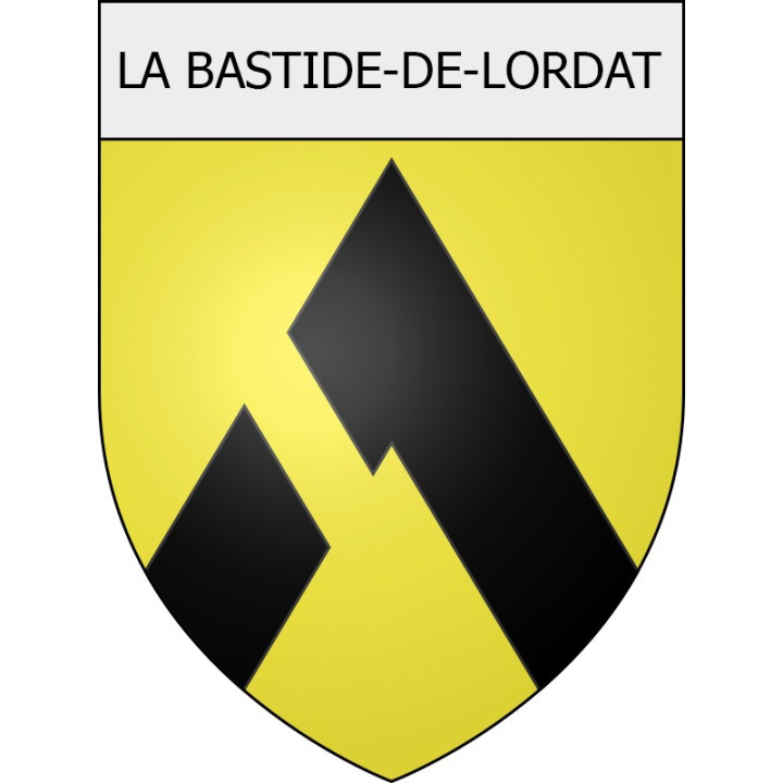 la-bastide-de-lordat 09 ville Stickers blason autocollant adhésif