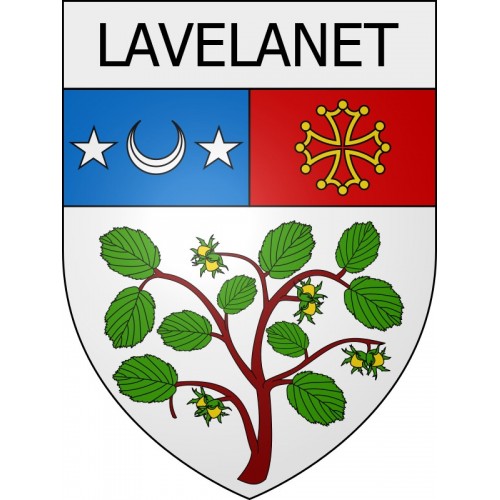 lavelanet 09 ville Stickers blason autocollant adhésif