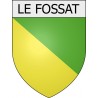 Blausasc Sticker wappen, gelsenkirchen, augsburg, klebender aufkleber