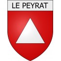 le-peyrat 09 ville Stickers blason autocollant adhésif