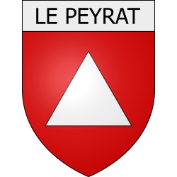 Pegatinas escudo de armas de Blausasc adhesivo de la etiqueta engomada