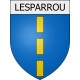 lesparrou 09 ville Stickers blason autocollant adhésif