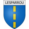 lesparrou 09 ville Stickers blason autocollant adhésif