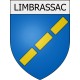limbrassac 09 ville Stickers blason autocollant adhésif