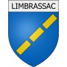 limbrassac 09 ville Stickers blason autocollant adhésif