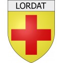 lordat 09 ville Stickers blason autocollant adhésif