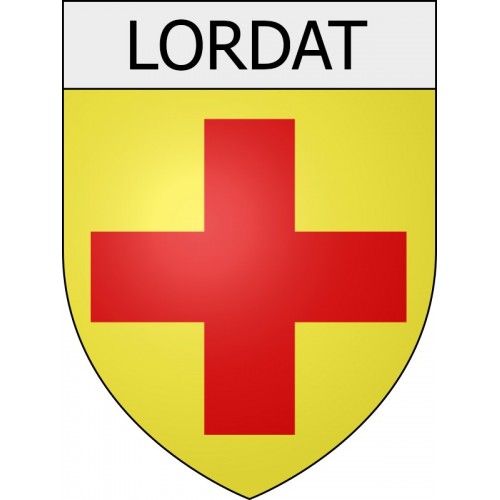 lordat 09 ville Stickers blason autocollant adhésif